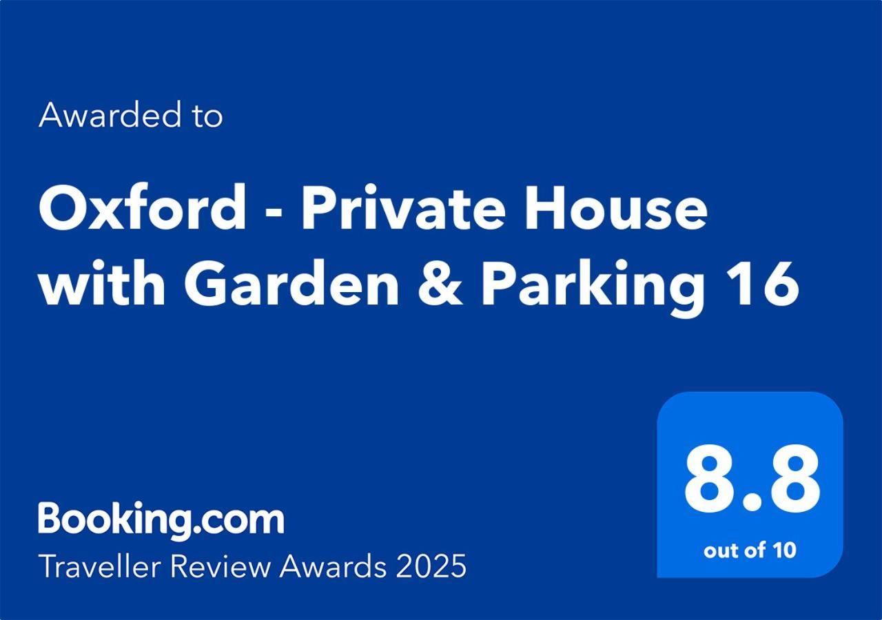 Appartamento Oxford - Private House With Garden & Parking 16 Esterno foto